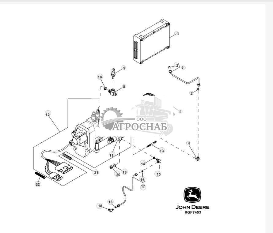 FUEL INJECTION PUMP, FUEL LINES (ESN 126225- ) 